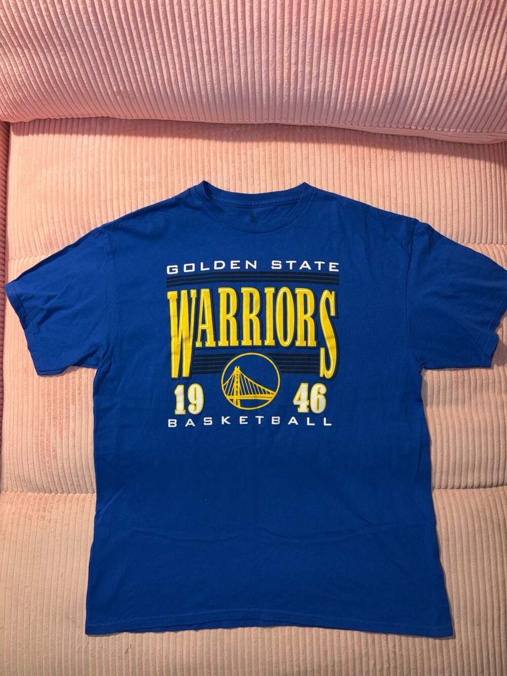 NBA Golden State Warriors Blue Graphic T-Shirt XL